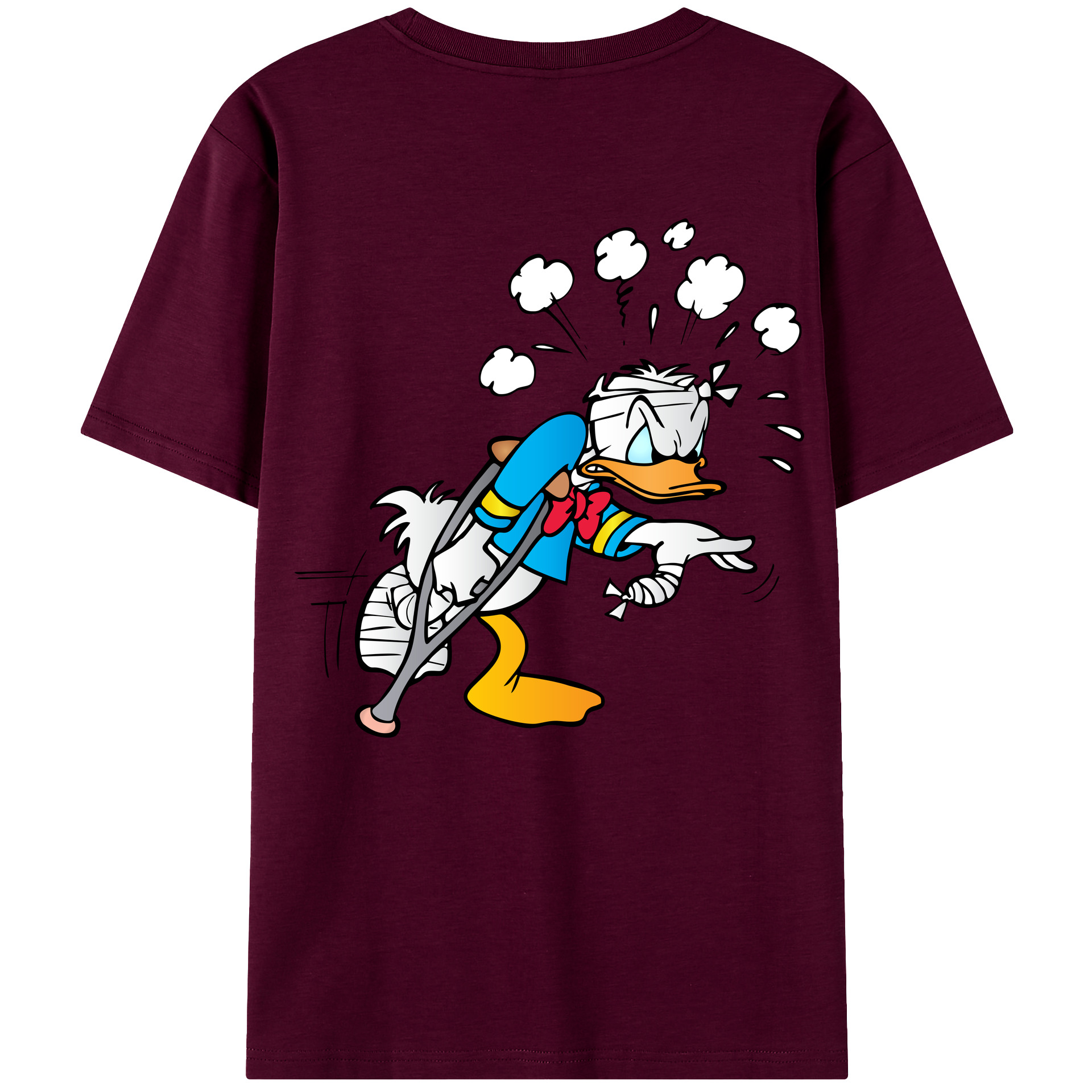 （画像用） ミッキーマウス Mickey Mouse レディース半袖Tシャツ(バックプリント)